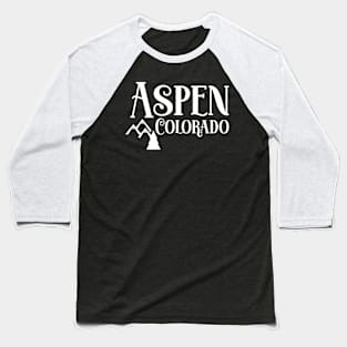 Aspen Colorado Rocky Mountains Baseball T-Shirt